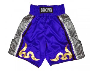 Personlig Boxing Shorts : KNBSH-030-Blå
